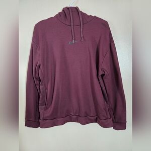 Nike Men's Burgundy Crewneck Hoodie Size Small